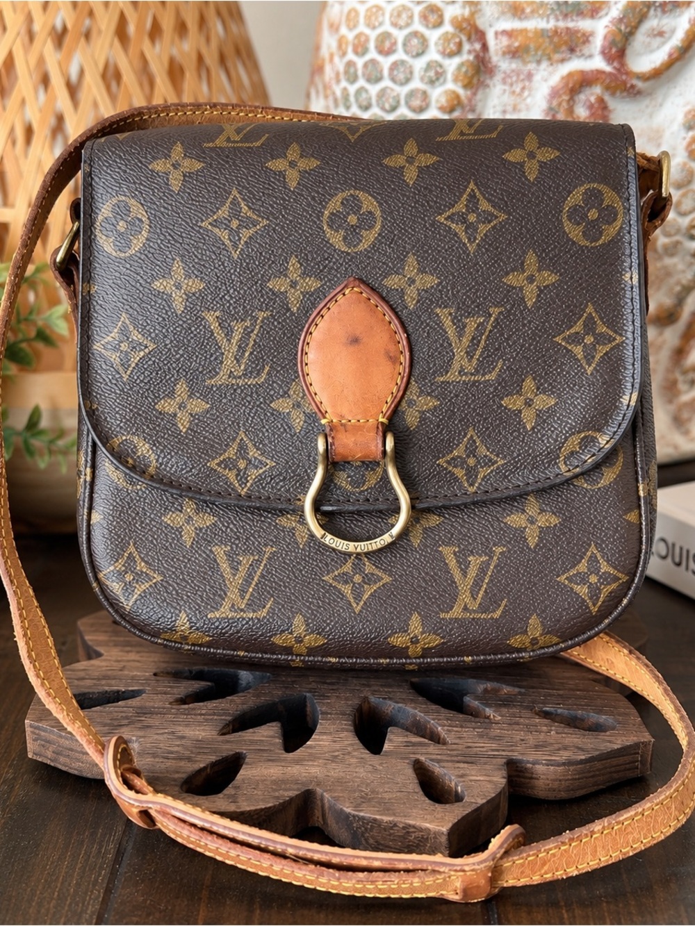 Louis Vuitton Saint Cloud PM Monogram Vintage Crossbody Bag